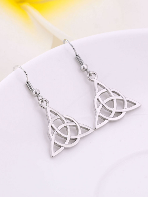 Boucles d'oreilles Triquetra celtique