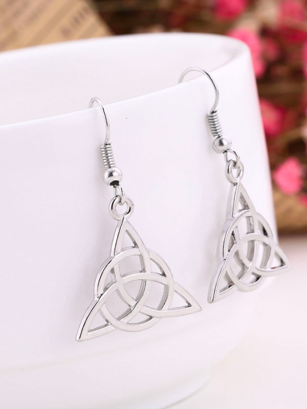 Boucles d'oreilles Triquetra celtique