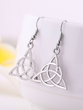 Boucles d'oreilles Triquetra celtique