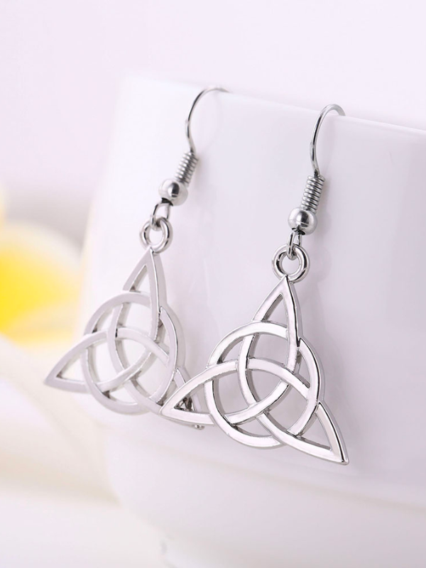 Boucles d'oreilles Triquetra celtique
