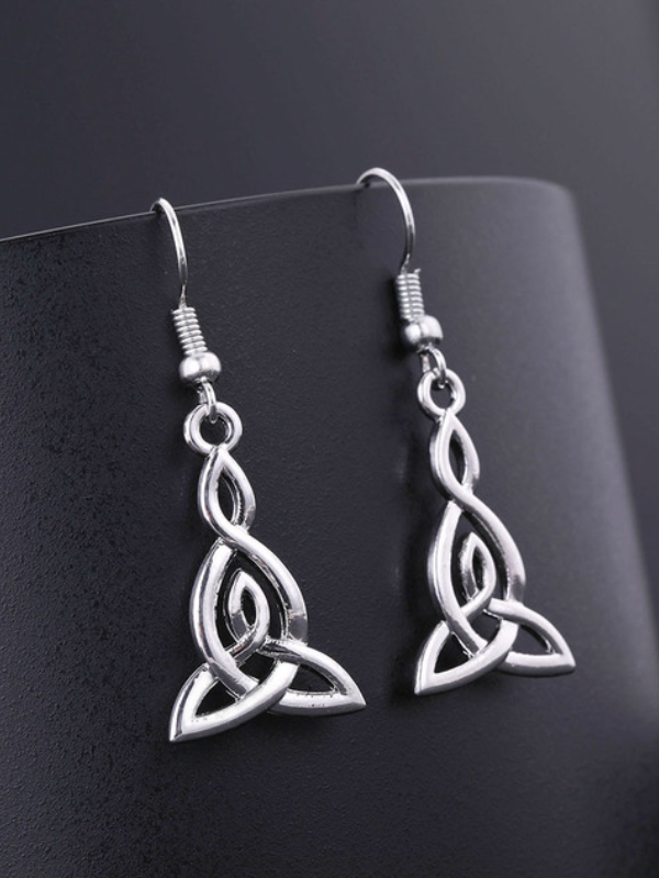Boucles d'oreilles à nœud celtique irlandais