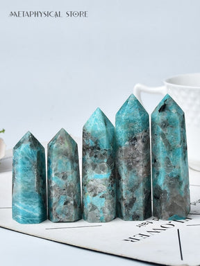 Amazonite smoky quartz tower