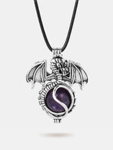 Amethyst Dragon Necklace - Amethyst