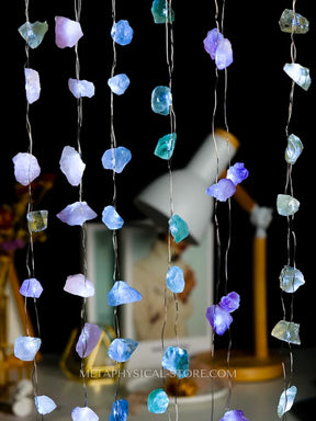 Amethyst string lights