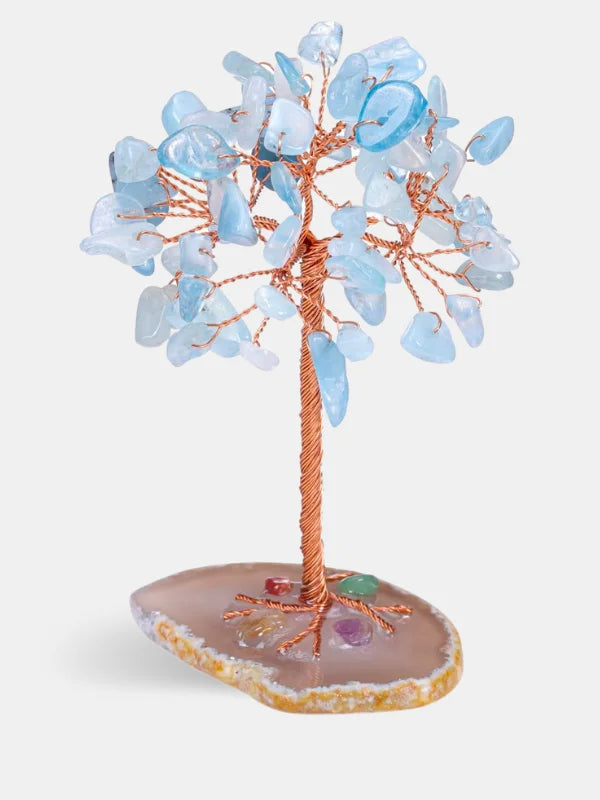 Aquamarine Crystal Tree
