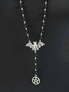 Bat Pentagram necklace