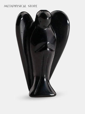 Black obsidian angel