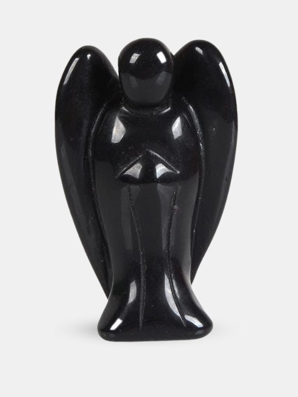 Black obsidian angel