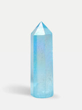 Blue quartz tower