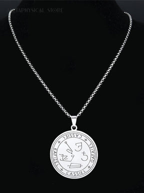 Cassiel sigil necklace