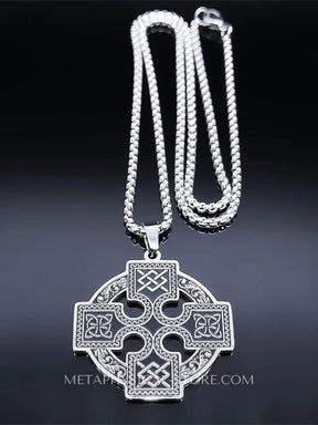 Celtic Knot Cross Necklace