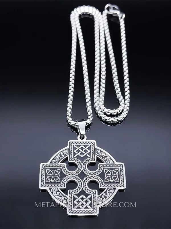 Celtic Knot Cross Necklace