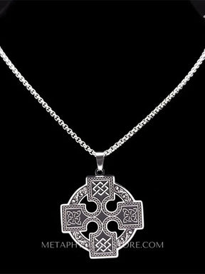 Celtic Knot Cross Necklace