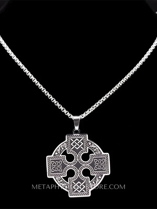 Celtic Knot Cross Necklace