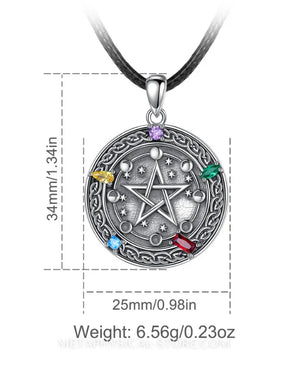 Crystal Pentagram necklace