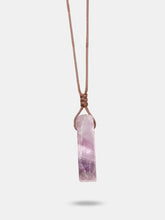 Crystal Slice Necklace Amethyst