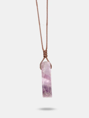 Crystal Slice Necklace Amethyst