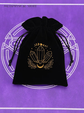 Crystal tarot bag