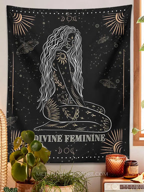 Divine feminine tapestry - 95X73cm