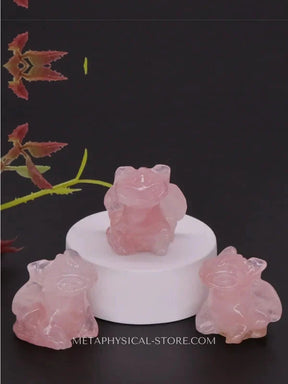 Dragon Crystals Rose quartz
