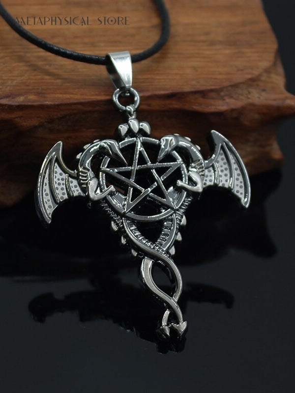 Dragon Pentacle necklace