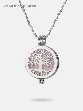 Essential oil Tree of life necklace