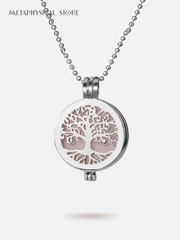 Essential oil Tree of life necklace