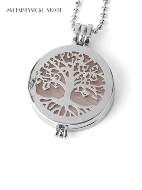 Essential oil Tree of life necklace