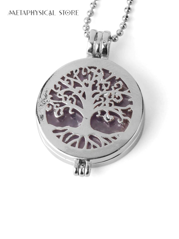 Essential oil Tree of life necklace