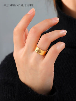Female tree of life ring