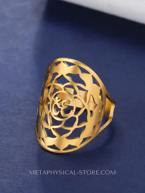 Gold Om Ring