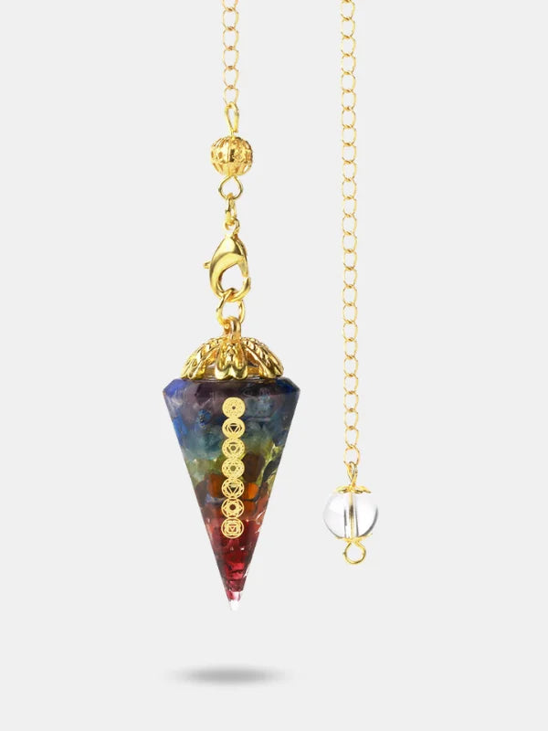 Gold Pendulum - 7 chakras