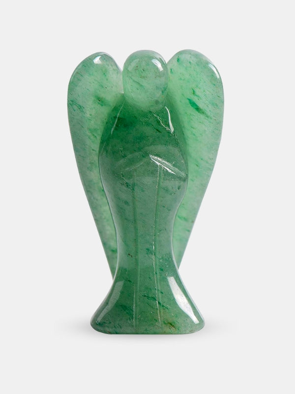 Green aventurine angel