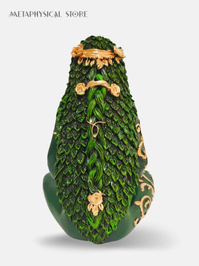 Green Gaia statue