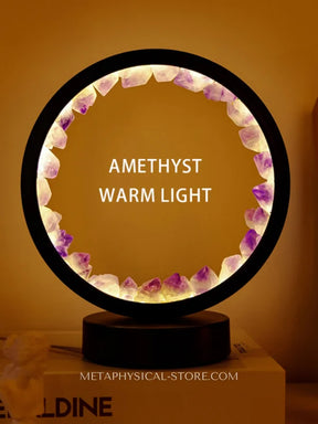 Healing Crystal Lamp Amethyst