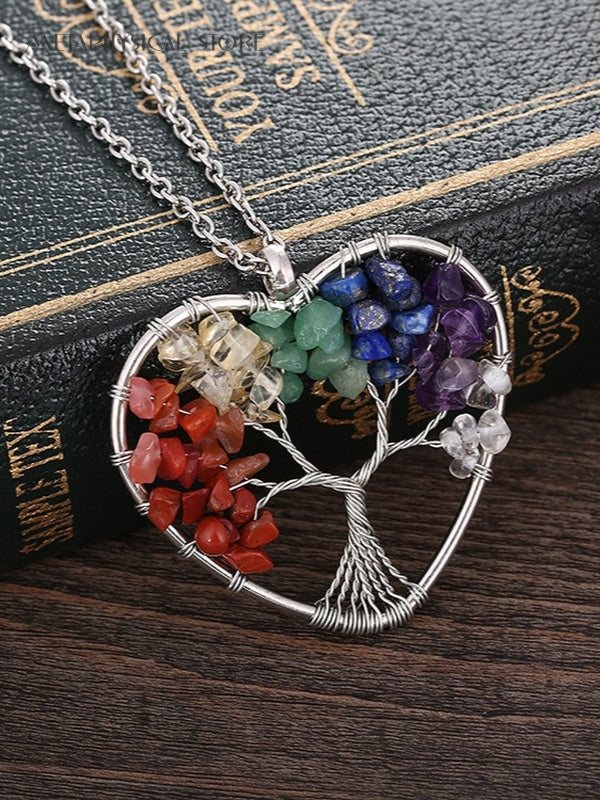 Heart Tree of life necklace