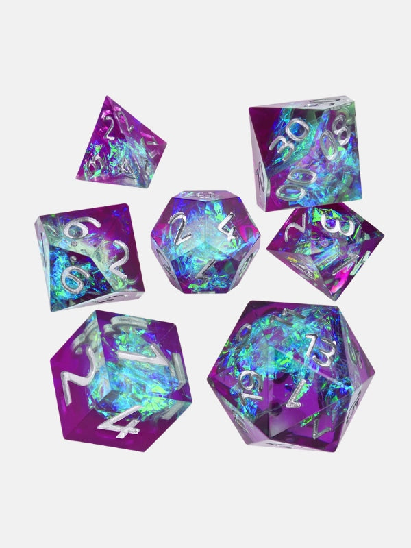 Iridescent dice