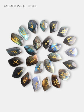 Labradorite rune stones