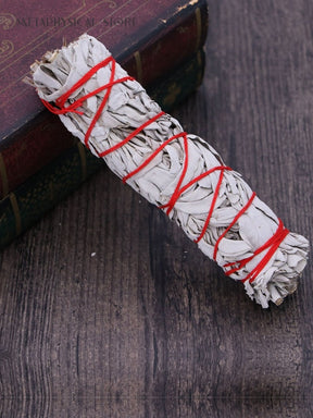 Large white sage smudge stick