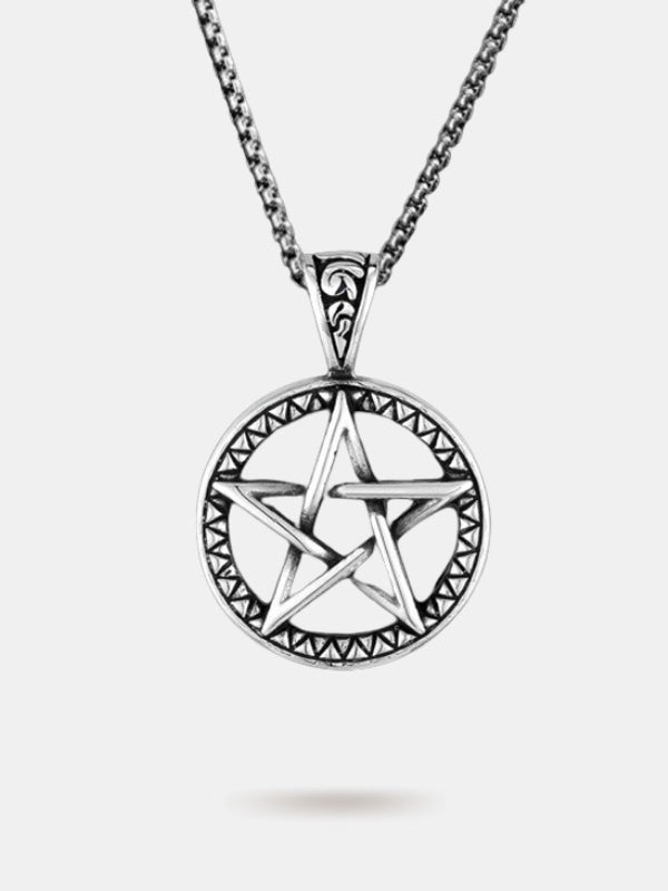 Mens Pentacle necklace