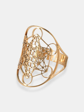 Metatron cube ring