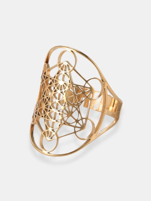 Metatron cube ring