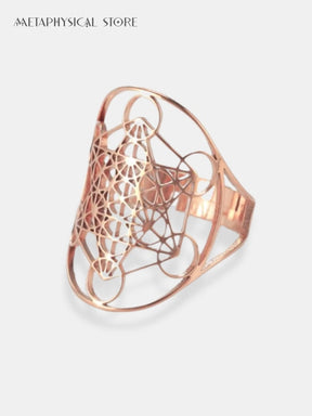 Metatron cube ring