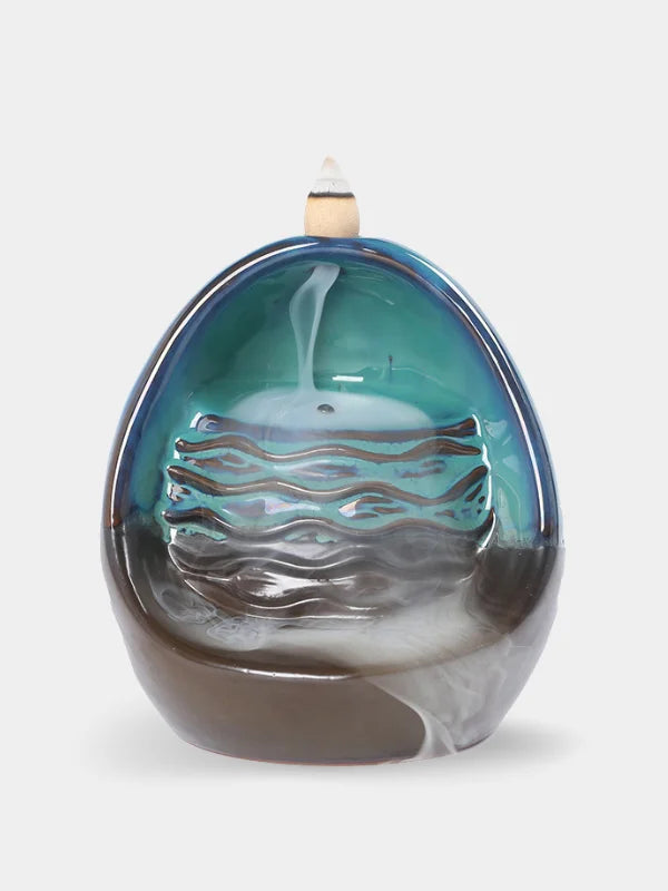 Modern backflow incense burner