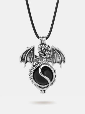 Obsidian Dragon Necklace - Obsidian