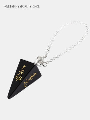 Obsidian pendulum