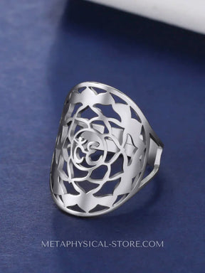 Om Ring Silver