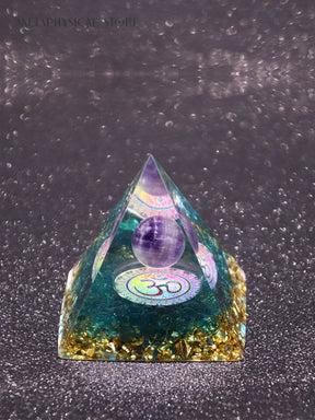 Orgone pyramid crystal