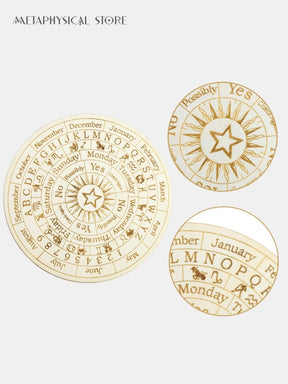 Pendulum board with letters