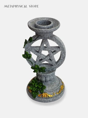 Pentagram candle holder